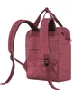 A maroon backpack shown from the back. Anteprima dell’immagine prodotto