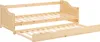 Homestyle4u Tagesbett Ausziehbett 90x200 cm Natur Holzbett Produktbild-Vorschau 19