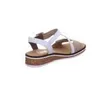 Rieker Damen Keil-Sandaletten Weiß/Beige Voir les images du produit 101