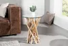 Tavolino di design DRIFTWOOD 40 cm in teak con piano in Anteprima dell’immagine prodotto 3
