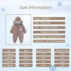 Baby Winter Overall Bärenoutfit Neugeborener Kapuzenmantel Produktbild-Vorschau 6