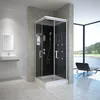 HOME DELUXE - Komplettdusche WAVE S - Schwarz, Maße 90 x 80 Produktbild-Vorschau 5
