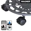 WAGNER Pflanzenroller FLOWER Ø 29 x 6,5 cm, außen & innen, Produktbild-Vorschau 4
