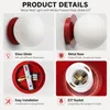 ARIA wandlamp, E27 fitting, met een bol van opaalglas Productafbeelding-voorbeeld 3