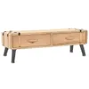 vidaXL Mobile TV in legno massiccio di abete 120x33x35 cm Anteprima dell’immagine prodotto 8