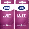 16x Ritex Lust Kondome mit Noppen und Rillen - Produktbild-Vorschau 2