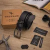 Cintura da uomo in pelle, 100 % pelle naturale, per Anteprima dell’immagine prodotto 9