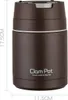 (Braun) 800 ml isolierter Edelstahl-Thermobehälter, Produktbild-Vorschau 1
