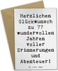 Mr. & Mrs. Panda Glückwunschkarte Spruch 77. Geburtstag - Produktbild-Vorschau 1