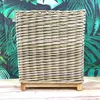 VAN DER LEEDEN Raumtrenner Rattan S klein 60 x 25 x 70 cm Produktbild-Vorschau 1