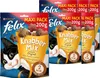 Multiple packages of cat treats are displayed in a row against a white background. Produktbild-Vorschau