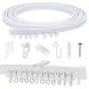Flexible Vorhangschiene 3 m, gebogen, PVC, Metall, Produktbild-Vorschau 2