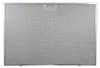 A close-up, front-facing view of a metallic range hood filter. Produktbild-Vorschau