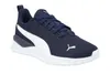 A single navy blue Puma sneaker with a white stripe is shown against a white background. Produktbild-Vorschau