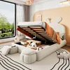 A child's bedroom with a unique bed featuring storage and a playful design. Anteprima dell’immagine prodotto