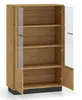 Vetrina in vetro ALYX - elegante rovere / nero Anteprima dell’immagine prodotto 2