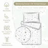 KiGATEX Kinderbettwäsche 100x135 "Schafe weiß/grau" – Produktbild-Vorschau 2