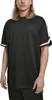 Urban Classics - Oversized Stripes Mesh Shirt schwarz - L Podgląd zdjęcia produktu 6