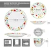 30 ks Kombinovaný servis Variant flowers porcelán 6 osob Náhled obrázku produktu 8