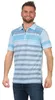 Herren Poloshirt T-shirt Polo-Hemd Kurzarm  Hellblau M Produktbild-Vorschau 3