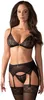 Obsessive - OB Shibu 3pcs set black L/XL Produktbild-Vorschau 6