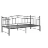vidaXL Ausziehsofa Bettgestell Schwarz Metall 90x200 cm Produktbild-Vorschau 5
