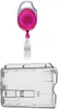 Ausweisset Ausweisjojo Jojo transparent PINK Zipper Produktbild-Vorschau 1