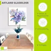 ARTland Glasbild Hortensien Größe: 30x30 cm Produktbild-Vorschau 3