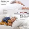 Digitaler Wecker Mit Doppelalarm, Holzgehäuse, LED-Anzeige, Produktbild-Vorschau 5