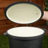 Marmite émaillée sur pieds avec couvercle, 10L, pour feu Voir les images du produit 4