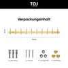 TOJ Living Armadio a muro - 78CM - 20 Ganci - Ganci per Anteprima dell’immagine prodotto 4