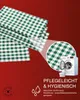 Landhuis tafelkleed, geruit, groen-wit, 60 x 60 cm - 6 Productafbeelding-voorbeeld 4