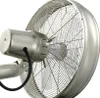 Close-up view of a wall-mounted industrial fan. Podgląd zdjęcia produktu