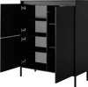 BETTSO Kommode SENSO 103x123 cm Schwarz – Hohe Kommode mit Produktbild-Vorschau 2