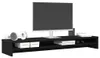 vidaXL Stojan na monitor čierny dub 100 x 24 x 13 cm Náhľad obrázku produktu 4