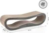A cat scratching lounge made of cardboard, with dimensions indicated. Produktbild-Vorschau