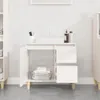 vidaXL Badschrank Weiß 65x33x60 cm Holzwerkstoff Produktbild-Vorschau 2