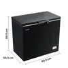 Heinner HCF-205NHBKE++, 198 L, 12 kg/24h, 40 dB, E, Čierna Náhľad obrázku produktu 4