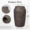 Hohe Rustikale Vase für Blumen - Vintage Zementvase 23 cm Produktbild-Vorschau 2