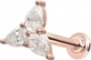 Ohrpiercing, Nasenpiercing 14 Karat Gold Labret mit Produktbild-Vorschau 1