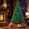 COSTWAY, 180 cm kunstkerstboom, kerstboom met metalen voet, Productafbeelding-voorbeeld 2