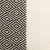 Meditationstuch gemustert, 100 x 175 cm schwarz/natur Produktbild-Vorschau 2