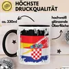 Kroatien Deutschland Flagge Halb Deutscher Halb Kroate Produktbild-Vorschau 3