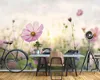 Fototapete Blumenwiese Natur - Tapete Wohnzimmer - 400x280 Produktbild-Vorschau 2