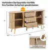 Buffet Merax avec portes coulissantes et tiroirs, commode à Voir les images du produit 16