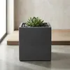 Kubus Übertopf - L -  ca. 30x30 cm - anthrazit -  Höhe: Produktbild-Vorschau 8