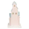 Clayre & Eef Lebkuchenhaus mit LED 13x13x26 cm Rosa Produktbild-Vorschau 3