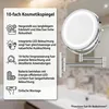 Vergrößerungs-Wandspiegel LED Beleuchtet Kosmetikspiegel Produktbild-Vorschau 2