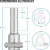Kĺbový hriadeľ, PTO 160 mm puzdro s drážkovaným uchytením Náhľad obrázku produktu 9