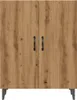 vidaXL Sideboard Artisan-Eiche 70x34x90 cm Holzwerkstoff Produktbild-Vorschau 5